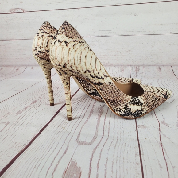 Steve Madden Daisie Natural Snakeskin - Picture 5 of 6
